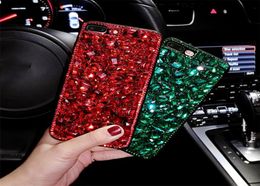 Red Diamond Cases Bling Rhinestone Phone Cover Coque for IPhone 11 Pro Max XR XS MAX X 8 7 Plus 6S6 Plus Cases Fundas1065059