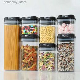 Food Jars Canisters Food storage container kitchen cooler noodle box rainy storage tank transparent sealed tank ceramic bulk tank wine cleanerL24326