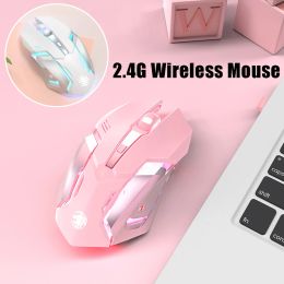 Mice Gaming Mouse 2.4G Wireless Mouse Ergonomic Mute Mouse for Computer PC Laptop LED Backlit Mice for iOS Android