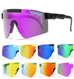 2021 Bradn Design Mirrored purple lens Sunglasses polarized men sport goggle frame uv400 protection with case5472563