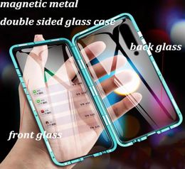 360 Full Protection Magnetic Case For Xiaomi Redmi 9A 9 Note 9 8 7 9S 8T 10X K30 K20 Mi 10 9 9T CC9 Pro F1 Max3 Double Glass4892597100696