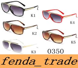 Summer NEW Fashion men women sunglasses Big Frame Sunglasses UV400 NICE Good frame 0350 Sunglasses Good quality MOQ10PCS Fast shi2112090