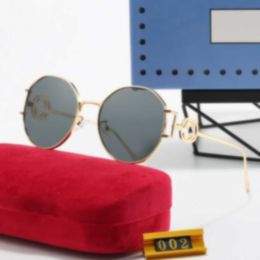 Designer de moda óculos de sol de alta qualidade óculos de sol masculinos lentes de vidro do sol feminino com caixa de vidro de vidro da mulher com caixa quente 2024