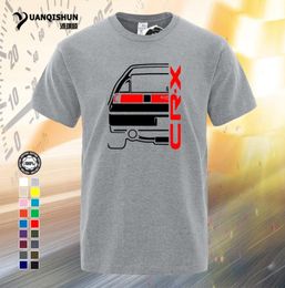 YUANQISHUN Fashion Brand Tee Classic Japanese Car Fans Crx Vtec Tshirt 16 Colours 100 Cotton Short sleeves Tops Tee Streetwear 013064897