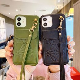 Designer Phone Case For IPhone 15 14 13 12 Pro Max 15pro 14pro 13pro 12pro 14plus 12 13 11 case Fashion Card Holder Phones Cases Brand Letter Printed Phones Cover