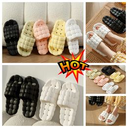 Slippers Home Shoes GAI Slides Bedroom Showers Rooms Warms Plushs Livings Room Soft Wears Cottons Slippers Ventilate Woman Men pink whites