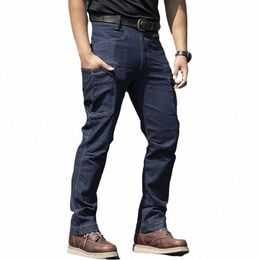 tactical Jeans Men Commuter SWAT Combat Denim Pants Male Multi-pocket Wear-Resistant Army Cowboy Cargo Joggers Lg Trousers z5vb#