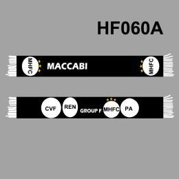 Accessories MHFC 145*18 cm Size 202324 Four Teams Group F Black Scarf for Fans Doublefaced Knitted HF060A