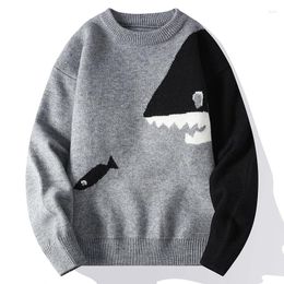 Men's Sweaters Vintage Knitwear Graphic Winter Harajuku Hip Hop Streetwear Knitted Pullover Sweater Unisex Aesthetic Clothes