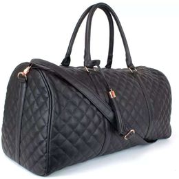 Wholesale High Quality Leather Weekender Carry on Overnight Gym Travel Duffle Bag