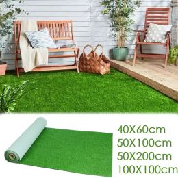 Lawn High Quality Artificial Turfing Indoor Synthetic Grass Lawn Mat Doorway Balcony Garden Decor Turf Fake Soft Green Grass Rug