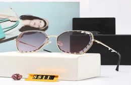 Tan Sunglasses men039s and women039s big face show thin net red large frame square 2021 Fashion UV protection7011866