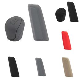New Car Gear Shift Knob Silicone Covers Grip Handle Non-Slip Protective Cover Decoration Auto Interior Accessories