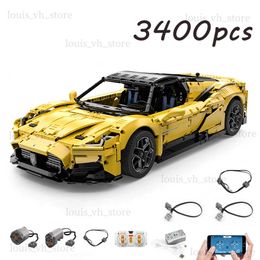 Blocks NOC Technical MC20 Super Sports Car Model APP Remote Control 93510 RASTAR 93500 Moter Power Bricks Building Blocks Toys Kid Gift T240325