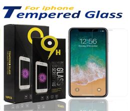 Full Screen protector For iPhone 12 11 Pro Xs Max X XR 7 8 tempered glass with Paper Box8707327