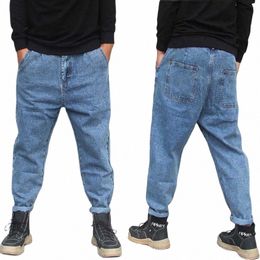 new Fi Harem Jeans Men Casual Denim Pants Loose Baggy Trousers Steetwear Joggers Men Clothing g4f9#
