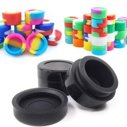 Jars 50Pcs Silicone Jar 2ml/3ml/5ml Nonstick Container Bottle Face Cream Jars Oil Storage Box Makeup Case Cosmetic Home Accessories