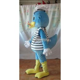 Mascot Costumes Halloween Christmas Blue Duck Mascotte Cartoon Plush Fancy Dress Mascot Costume