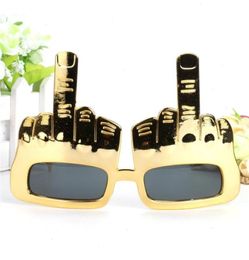 Creative Vertical Middle Finger Glasses Eyeglass Decoration Props Funny Sunglasses Dance Party Performance Selfie6852320