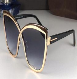 new fashion women design sunglasses 0715 cat eye frame sunglasses fashion show design summer style with box9303145