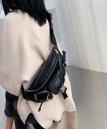 New Women Waist Pack Shoulder Bags PU Leather Ladies Fannie Packs Chest Bag Hip Bags Fashion High Quality Brand Messenger Bag T2001496528
