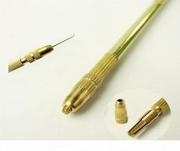 3 Size Ventilating Needles1223341 Brass Holder Make Making Lace Wigs Toupee Hairpiece Wig Knotting Hook Sets6471653