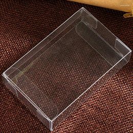 Jewellery Pouches 200pcs 2x10x13 Gift Box Clear Boxes Plastic Transparent Storage Pvc Package Display Boxen For Wed/christmas