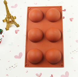 Silicone Mould for Chocolate Cake Jelly Pudding Round Shape Half Candy Moulds Non Stick BPA Silicone Moulds for Baking LX382819335