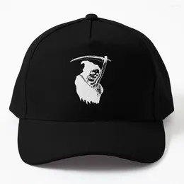 Ball Caps MisfitReaper White Baseball Cap Visor Wild Hat Men Women's