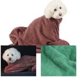 Towels Dog Bathrobe Super Absorbent Dog Bathing Suit for Small Medium Large Dogs Cats QuickDrying Bath Towel Dog Winter Warm Clothes