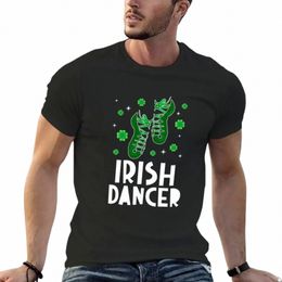 irish Dancer Socks Shoes T-shirt funnys anime cute clothes plain white t shirts men f1CU#