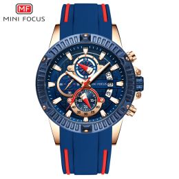 Cases Mini Focus Mens Watches Top Brand Fashion Sport Watch Men Waterproof Quartz Relogio Masculino Silicone Strap Reloj Hombre