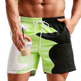 men's Summer Sports Shorts Quick Drying Pants Fi Colour Block Sport Pants Gym Pant Workout Pant Men Women Beach Short Pants K3gS#