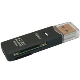 Leitor de cartão 2024 5gbps 2 em 1 usb 3.0 para sdhc sdxc adaptador de leitor de cartão micro sd/tf ferramenta conversor de cartão trans-flash