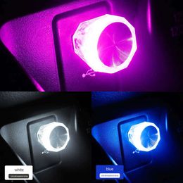 Update Car Mini USB LED Ambient Light Decorative Atmosphere Lamps For Interior Environment Auto PC Computer Portable Light Plug Play