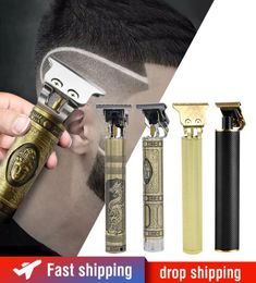 Electric Hair Clipper Barber Haircut USB Rechargeable Beard Trimmer Men Cordless Hair Cutting Machine Q12045684669