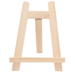 Hooks Po Frame Bracket Painting Triangle Easel Show Tabletop Wood Display Bamboo A-Frame Child