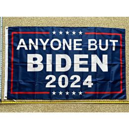 Accessories Donald Trump Flag FREE SHIPPING 2024 Don Jr Anyone But Biden Blue USA Sign 3x5' yhx0355