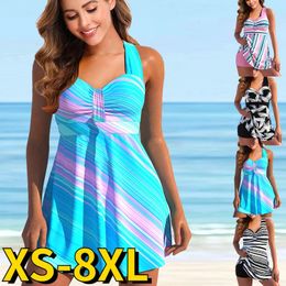 2023 Women Swimwear Sexy Bikini Set Female Oversize Swimsuit Tankini Bathing Suit Monokini Design Printing Beachwear XS8XL 240322