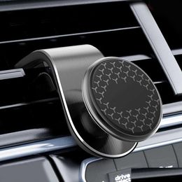 Other Interior Accessories Magnetic Car Phone Holder Air Vent Clip Mount Rotation Cellphone Gps Support For Red Mi Huawei Stand Drop D Ot5Gk