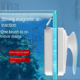 Tools Fish tank magnetic brush, fish tank brush, strong suction, suspension, strong magnetic cleaning, algae removal,