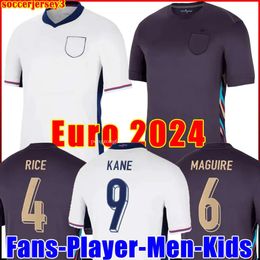 2024 Englands Football Shirt Euro 24 25 BELLINGHAM Soccer Jersey FANS PLAYER VERSION SAKA FODEN RASHFORD GREALISH National Team KANE Football Shirt Kit Kids Kit 57 84