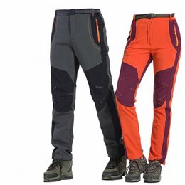 custom men Winter Softshell Fleece Outdoor Pants print logo Trekking Fish Camp Climb hiking Waterproof Outdoor Sports pants U3cS#