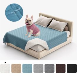 Mats Waterproof Bedspread Pads Washable NonSlip Bed King Size Bed Sheet Covers Kids Pet Dog Cat Urine Pad Bed Mattress Protector Mat