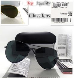 Luxury Set Glass Lens Men Women Polit Party Sunglasses UV400 Protection Brand Designer 58MM 62MM Sport Sun Glasses Case Box Sticke6995598