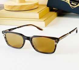 Womens Designer Sunglasses for Man DTX 112 Metal Minimalist Retro Mach Collection Sunglasses New Classic Notched Frame Design5914680
