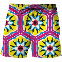 summer Men Japanese style and style Drawstring 3d Printed Quick Dry Elastic Sport Beach Shorts Gym Surf Board Swimsuit M58A#