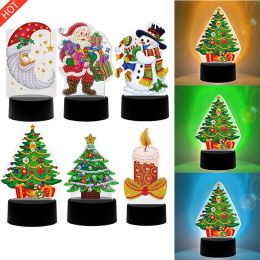 Stitch 5D LED Diamond Painting Light DIY Special Shape Drill Diamond Mosaic Embroidery Lamp Light Home Decor Christmas Decorations 2023