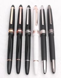 High quality Msk149 Black Resin Classic Roller ballFountain pen 4810 Nib office school supplies with Serial Number smooth writin7088180