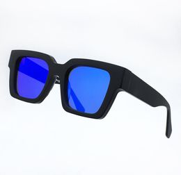 Fashion popular designer mens sunglasses 012 classic vintage trend square thick plate glasses avantgarde hip hop style eyewear UV8256276